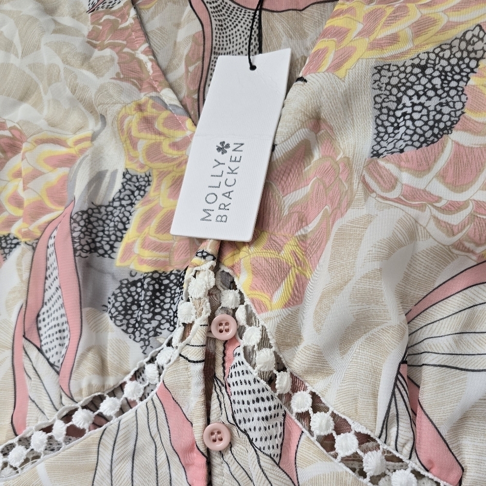 NWT Molly Bracken Floral Dress - Picture 6 of 12
